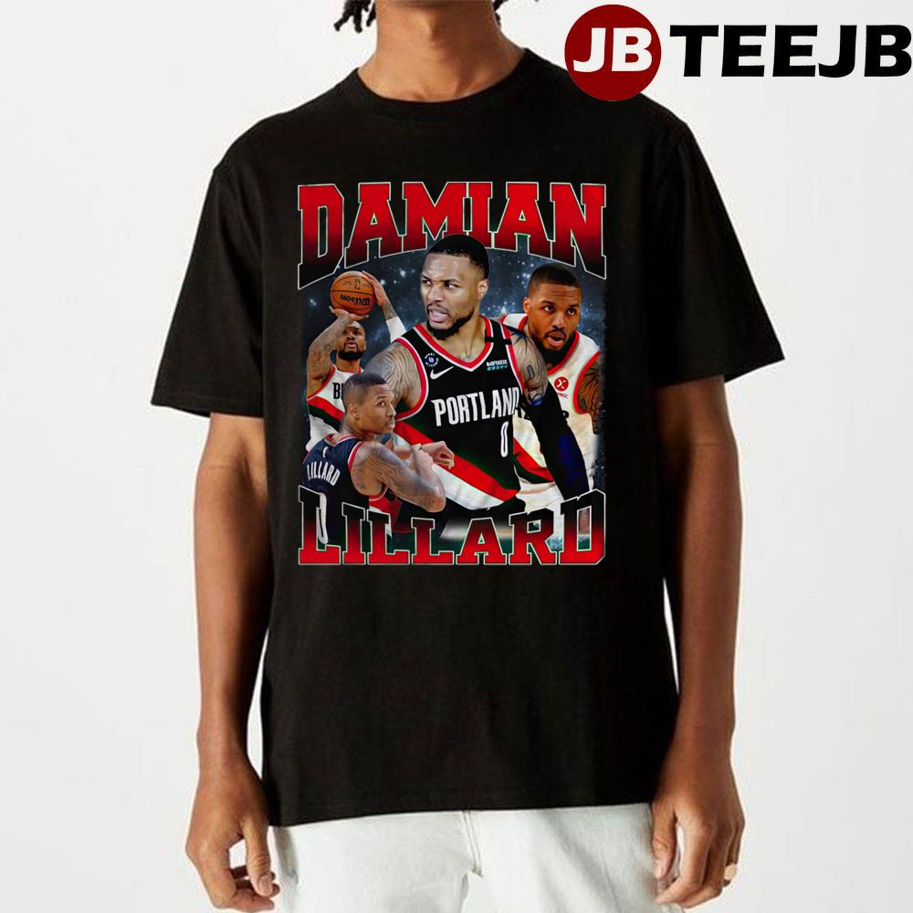 80s Vintage Damian Lillard Basketball Unisex T-shirt 80s Vintage Damian Lillard Basketball Unisex T-shirt
