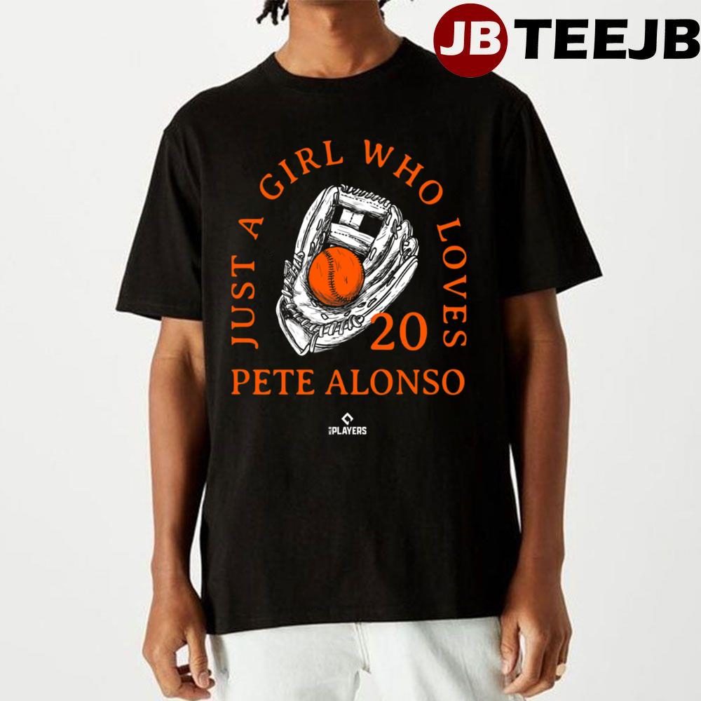 A Girl Who Loves Pete Alonso New York Unisex T-shirt Awesome Tshirt A Girl Who Loves Pete Alonso New York Unisex T-shirt Awesome Tshirt