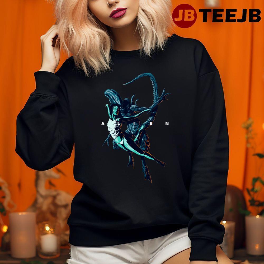 Alien And Ellen Ripley Halloween Teejb Unisex T-shirt Alien And Ellen Ripley Halloween Teejb Unisex T-shirt