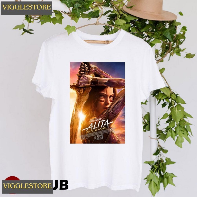 Alita Battle Angel Rosa Salazar Christoph Waltz Movie Unisex T-shirt Alita Battle Angel Rosa Salazar Christoph Waltz Movie Unisex T-shirt