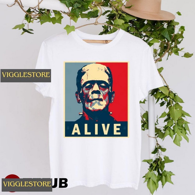 Alive Frankenstein Halloween Unisex T-shirt Alive Frankenstein Halloween Unisex T-shirt
