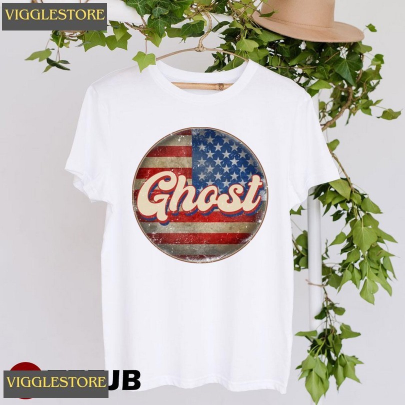American Flag Ghost Unisex T-shirt American Flag Ghost Unisex T-shirt