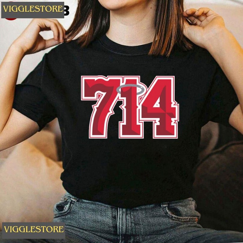 Anaheim 714 Area Code Los Angeles Angels Baseball Unisex T-shirt Limited Anaheim 714 Area Code Los Angeles Angels Baseball Unisex T-shirt Limited