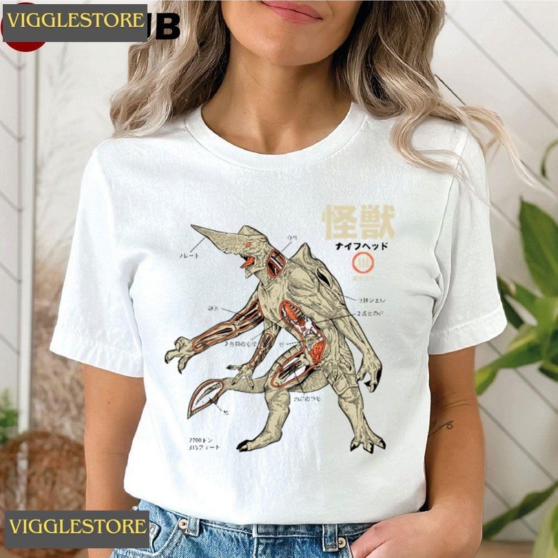 Anatomy Kaiju Anime Manga Unisex T-shirt
