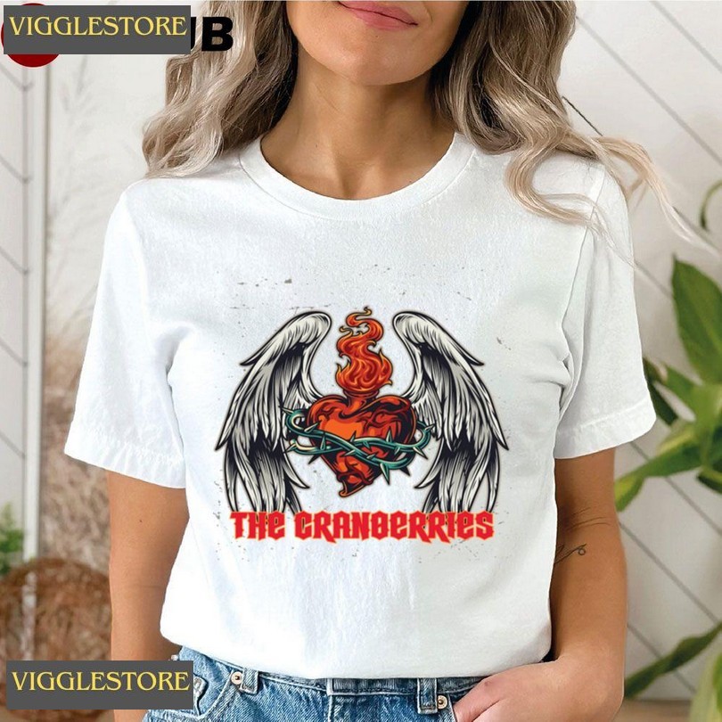 Angle Red Heart The Cranberries Unisex T-shirt