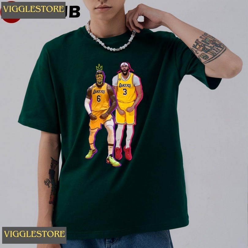 Anthony Davis And Lebron James Basketball Unisex T-shirt Anthony Davis And Lebron James Basketball Unisex T-shirt