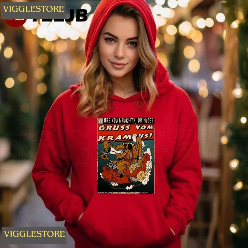 Are You Naughty Or Nice Krampus Christmas Unisex Hoodie Awesome Tshirt Are You Naughty Or Nice Krampus Christmas Unisex Hoodie Awesome Tshirt