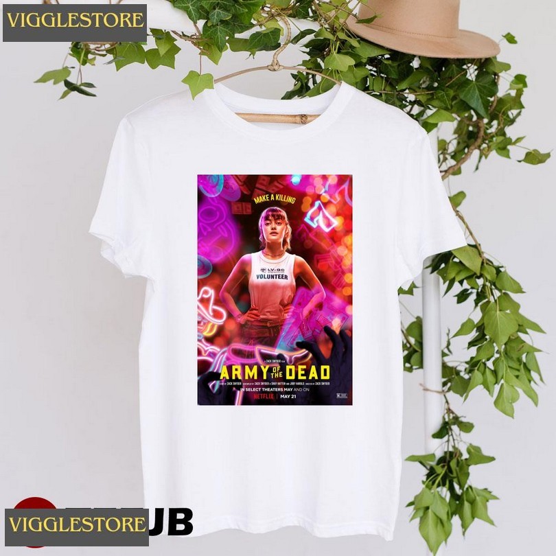 Army Of The Dead Ella Purnell Zack Snyder Movie Unisex T-shirt Army Of The Dead Ella Purnell Zack Snyder Movie Unisex T-shirt