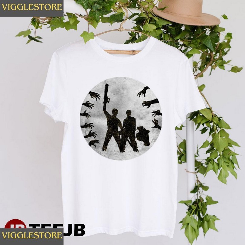 Ash With Evil Dead Halloween Unisex T-shirt