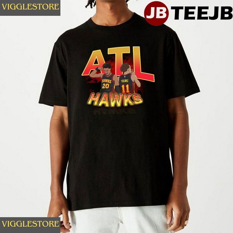 Atl Hawks Trae Young And John Collins Basketball Unisex T-shirt Shirt