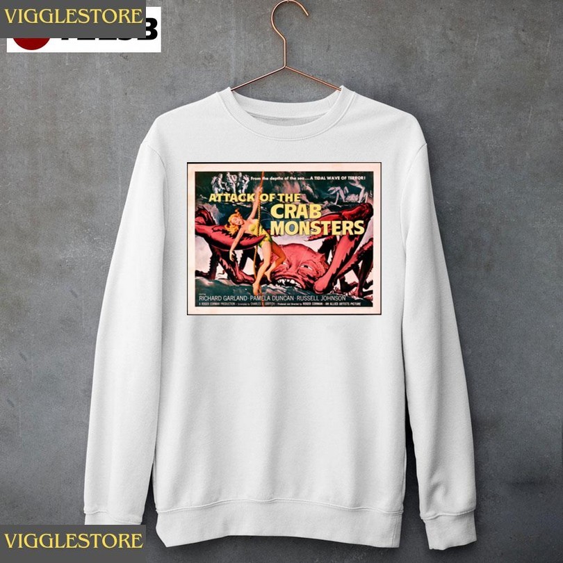 Attack Of The Crab Monsters 1957 Horror Movie Post Unisex Sweatshirt