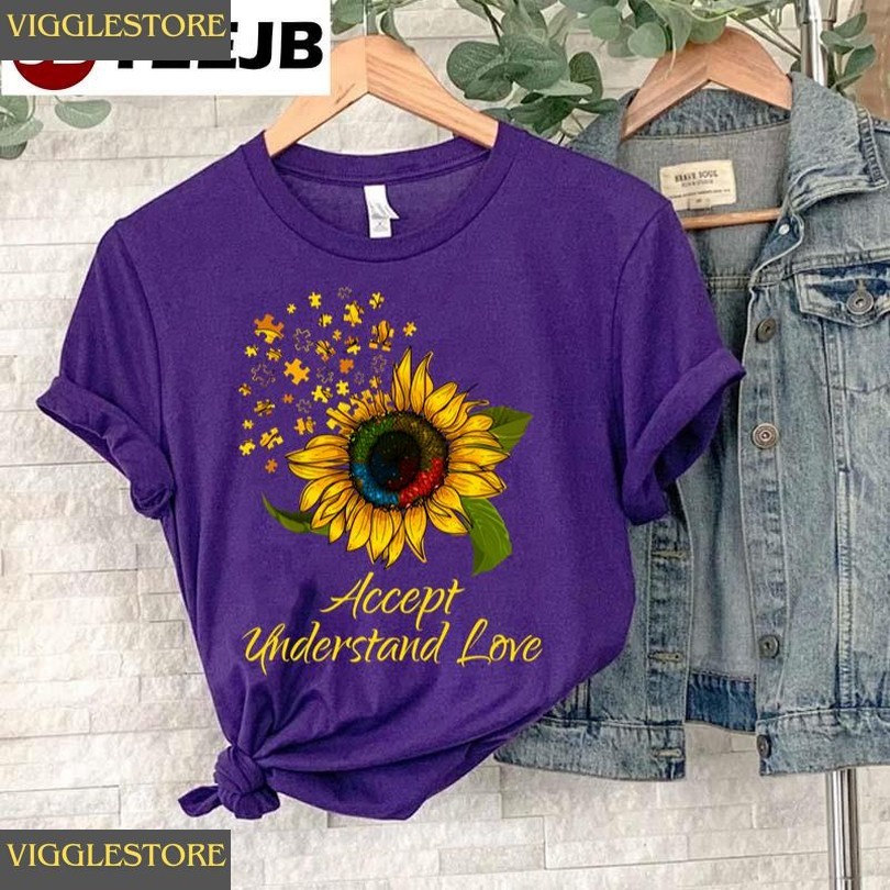 Autism Accept Understand Love Unisex T-shirt