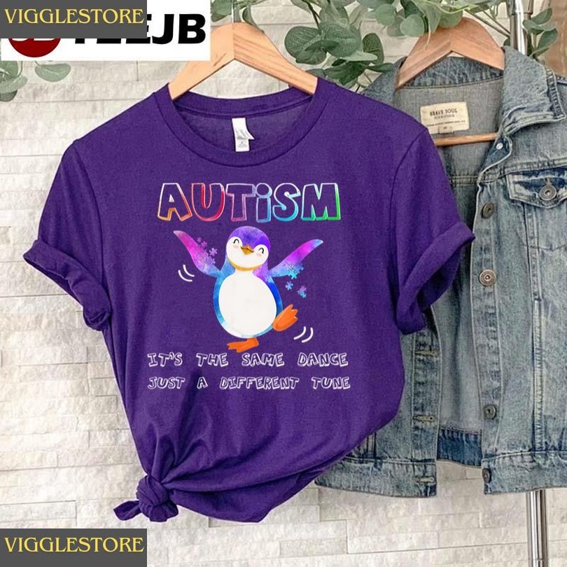 Autism Penguin Dance Unlike Tune Unisex T-shirt Awesome Tshirt