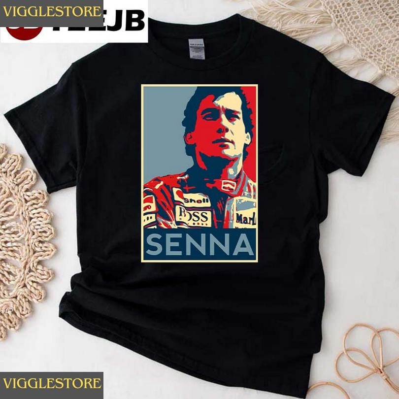 Ayrton Senna Retro Hope Style Unisex T-shirt Awesome Tshirt