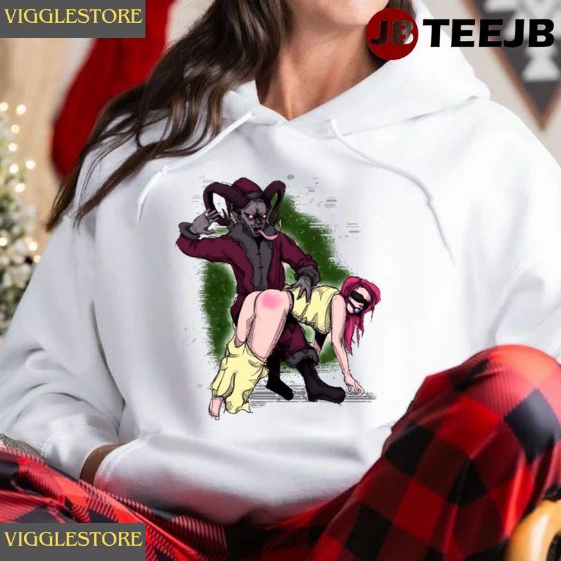 Bad Krampus Christmas Unisex Hoodie Awesome Tshirt