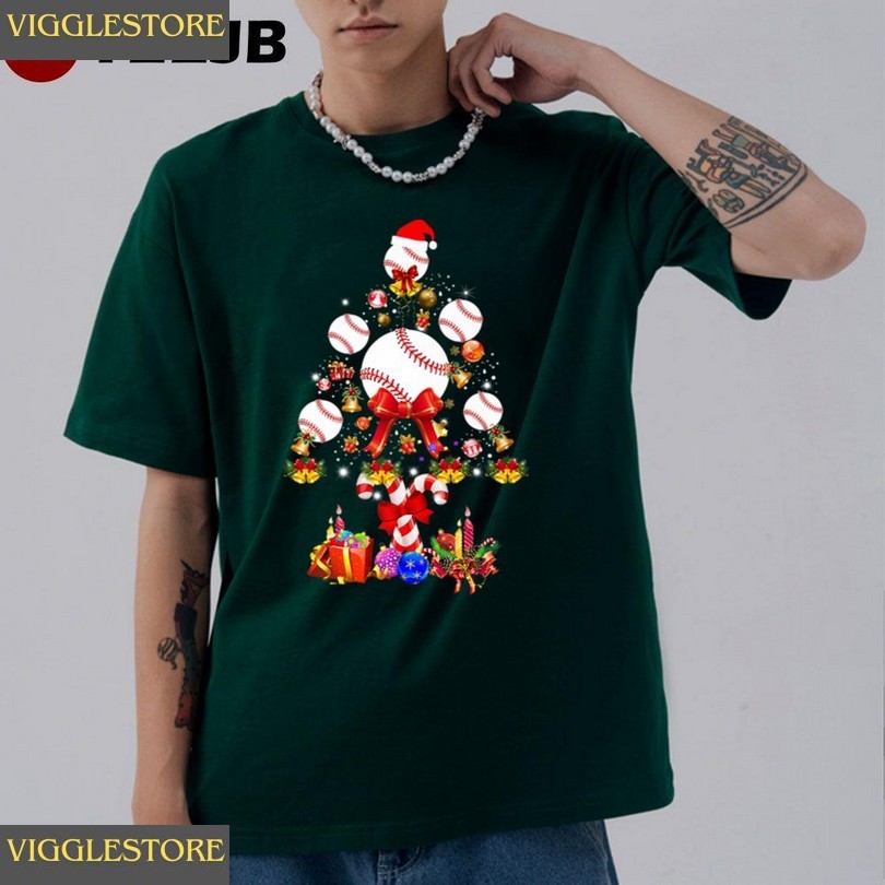 Baseball Christmas Tree Noel Unisex T-shirt Baseball Christmas Tree Noel Unisex T-shirt