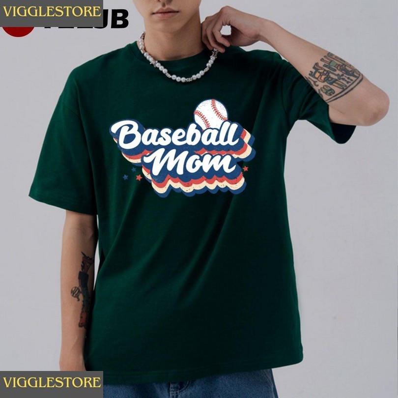 Baseball Mom Retro Style Unisex T-shirt