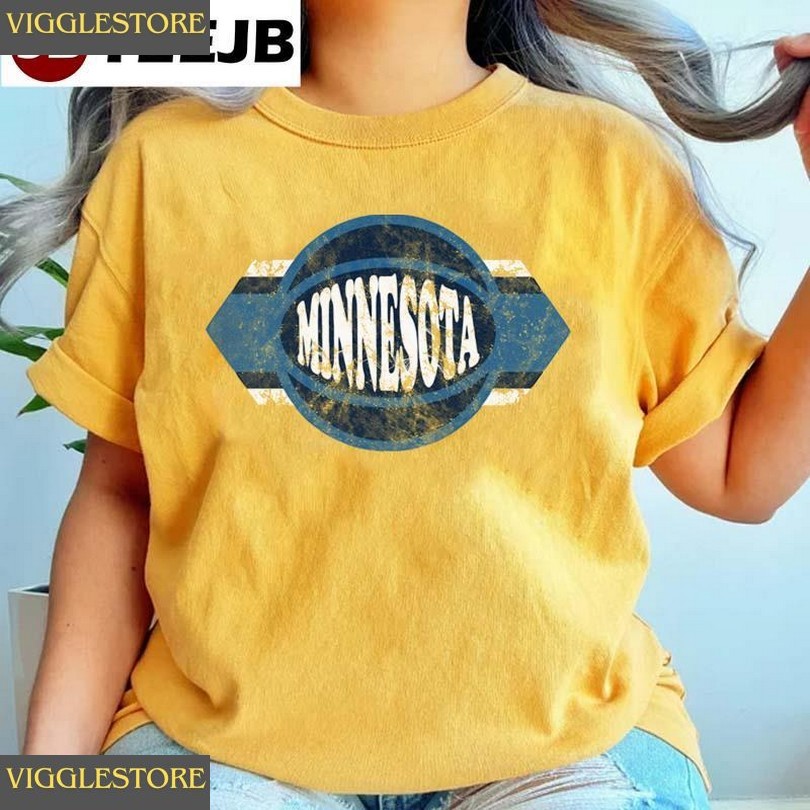 Basketball Retro And Distressed Minnesota Timberwolves Unisex T-shirt