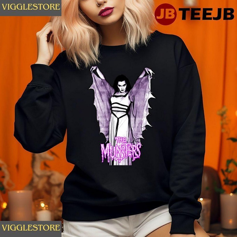 Bat Lily The Munsters Happy Halloween Unisex Sweatshirt