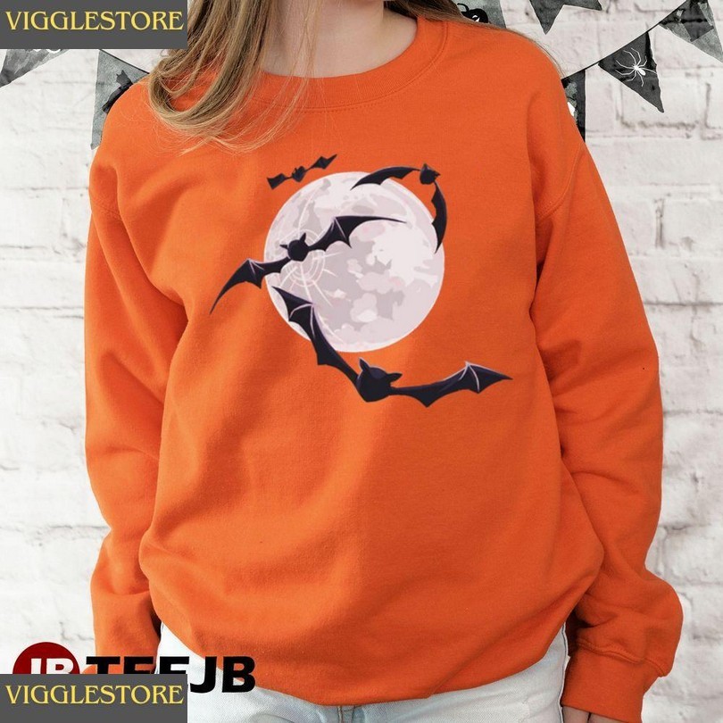 Bats Moon Halloween Unisex Sweatshirt