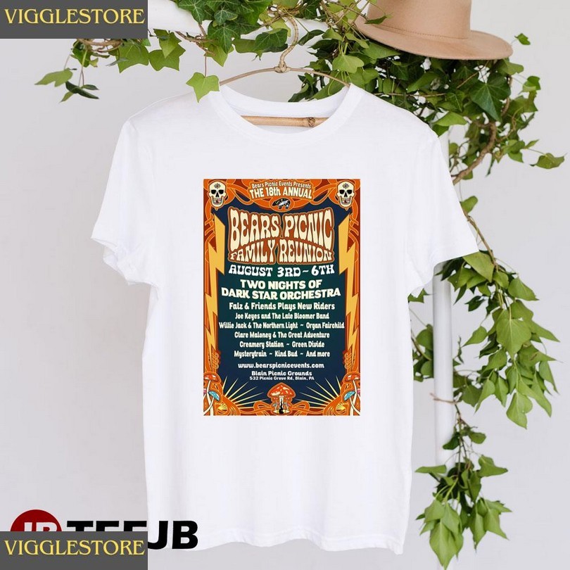 Bears Picnic Events Unisex T-shirt Shirt
