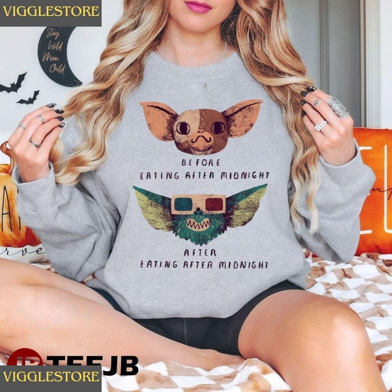 Before And After Midnight Gremlins Halloween Unisex T-shirt