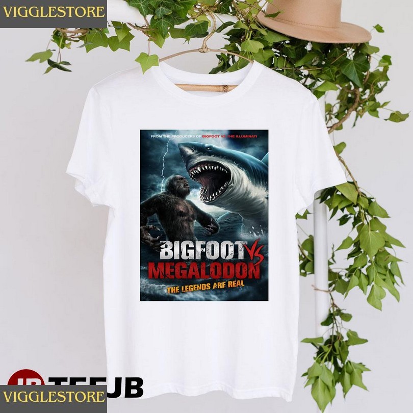 Bigfoot Vs Megalodon Wes Bruff Carl Folds Movie Unisex T-shirt