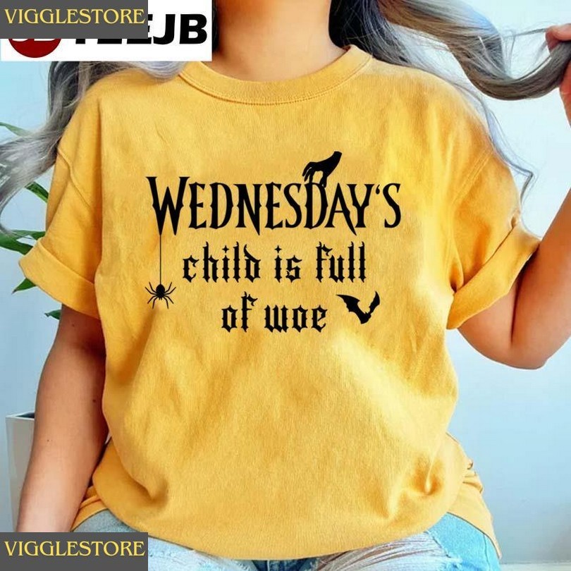 Black Child Is Full Of Woe Wednesday Halloween Unisex T-shirt