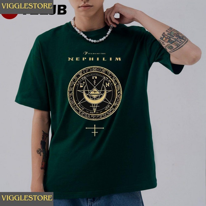 Black Gold Art Eye Fields Of The Nephilim Unisex T-shirt