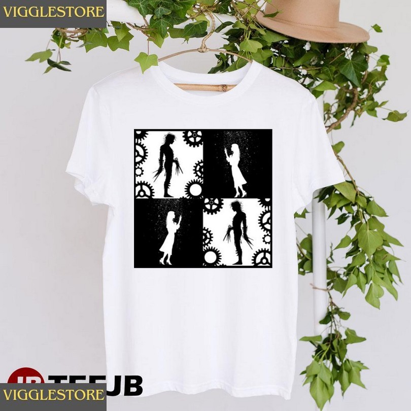 Black Square Edward Scissorhands Halloween Unisex T-shirt Awesome Tshirt