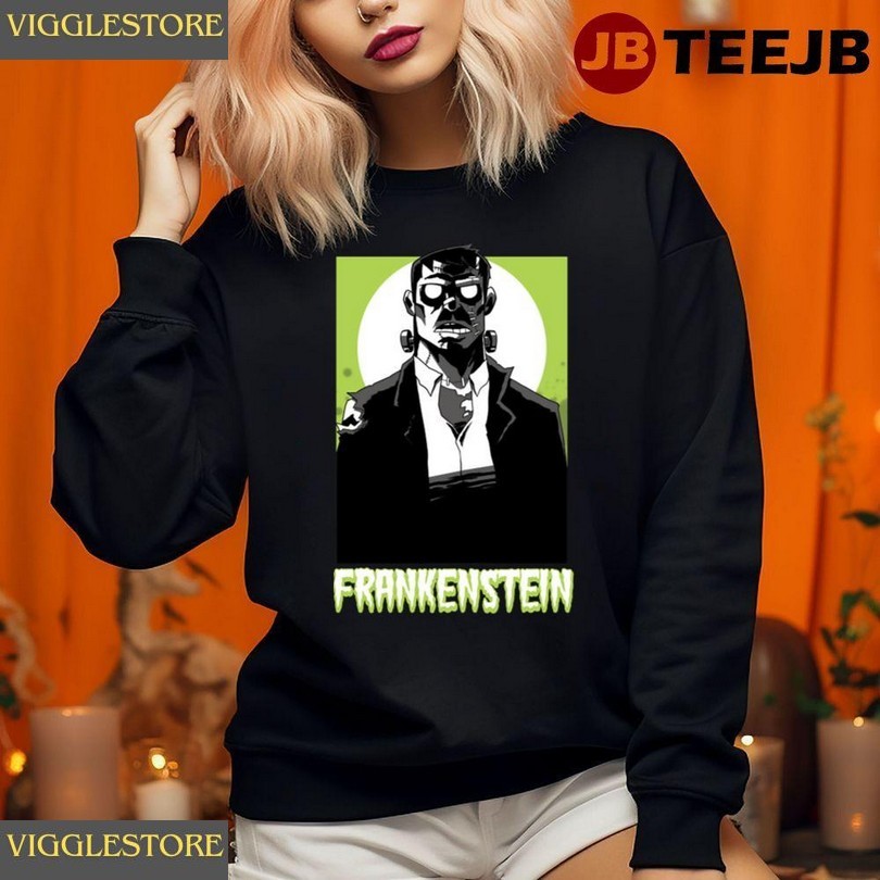 Black Style Frankenstein Halloween Unisex T-shirt