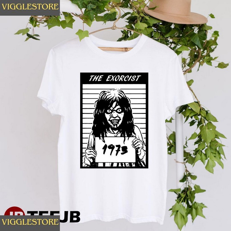 Black Vector The Exorcist Happy Halloween Unisex T-shirt