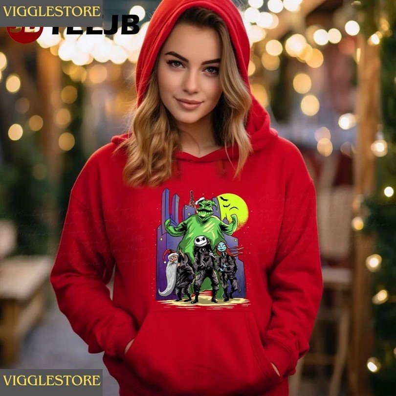 Boogie Busters The Nightmare Before Christmas Santa Unisex Hoodie