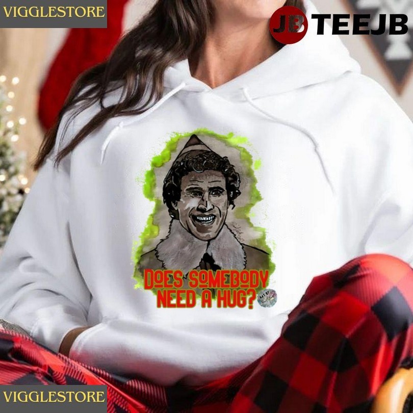 Buddy The Elf Hug Christmas Unisex Hoodie Limited Shirt