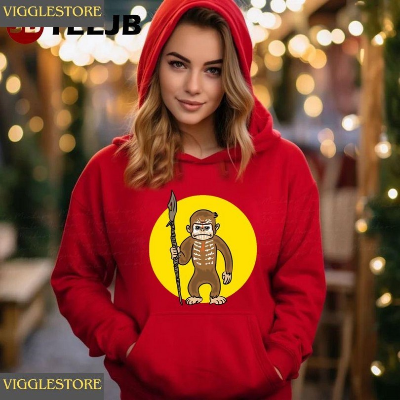 Caesar Curious George A Very Monkey Christmas Unisex Hoodie