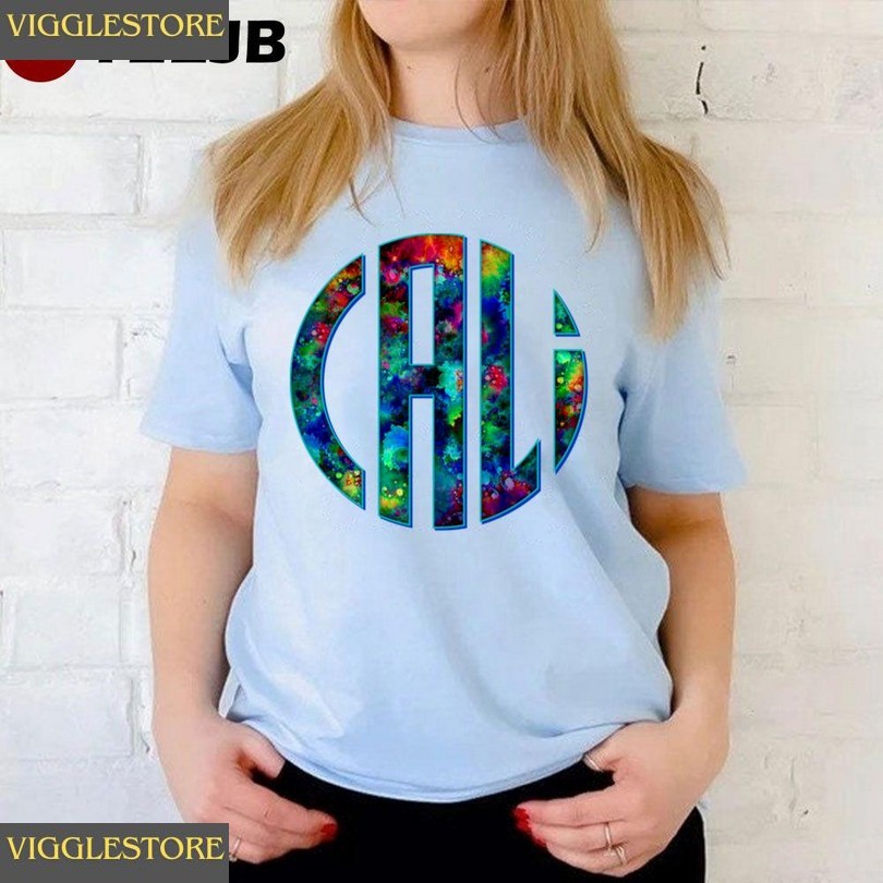 Cali Circle Colorful Tiedye For California Fans Unisex T-shirt