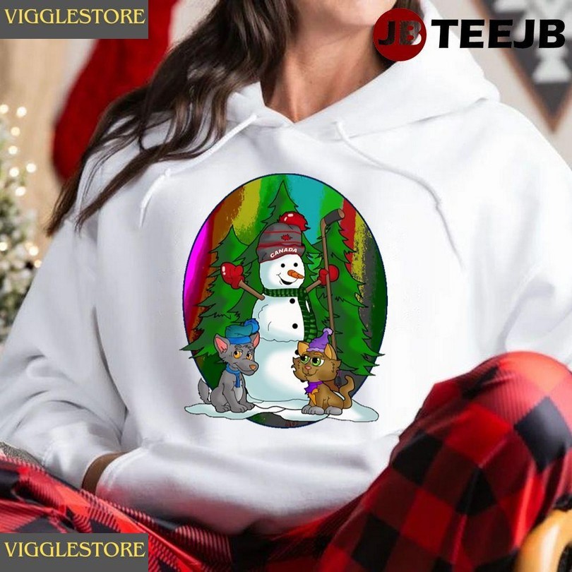 Canadian Christmas Unisex Hoodie