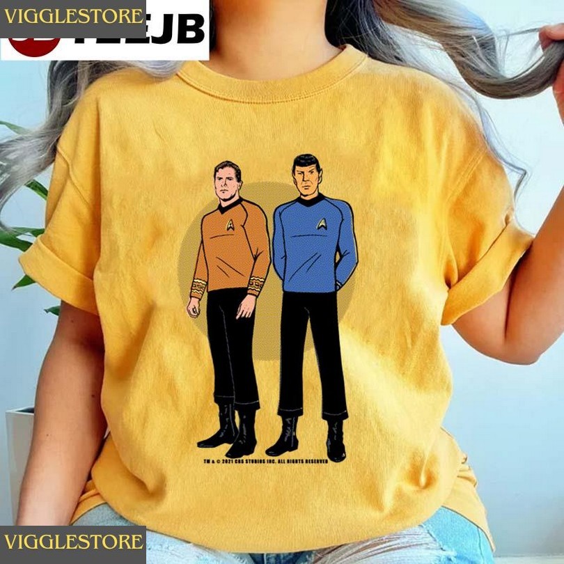 Captain Kirk And Mr Spock Star Trek Unisex T-shirt