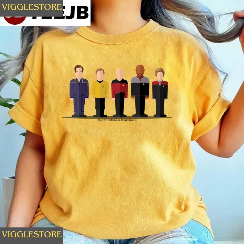 Captains Star Trek Unisex T-shirt