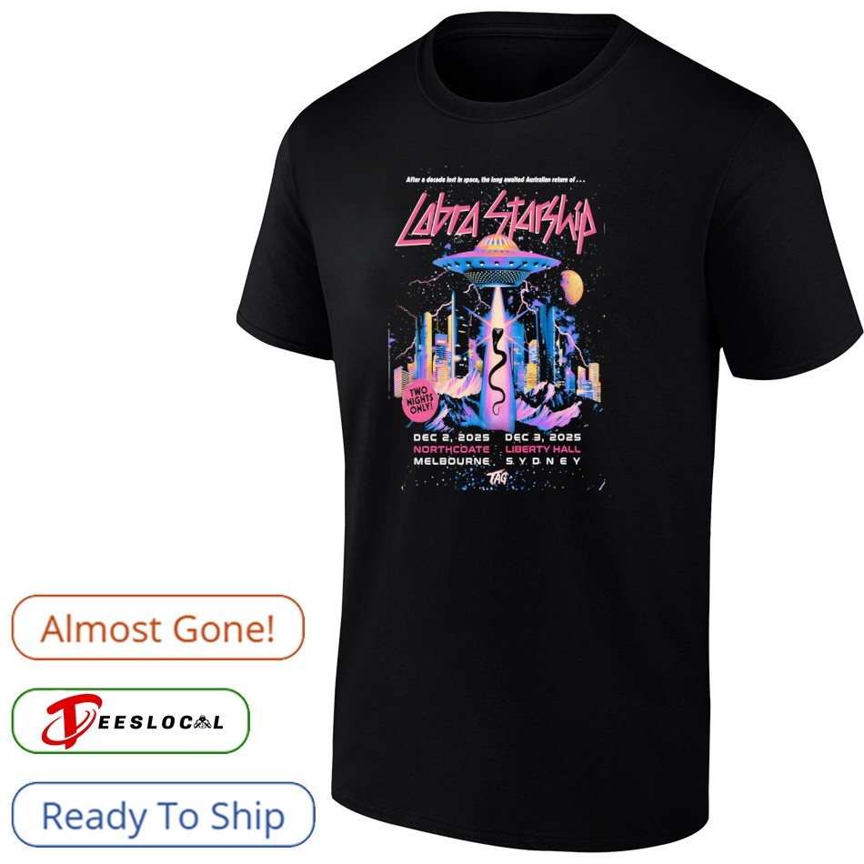 Cobra Starship Northcote Melbourne Dec 2nd 2025 poster shirt Cobra Starship Northcote Melbourne Dec 2nd 2025 poster shirt