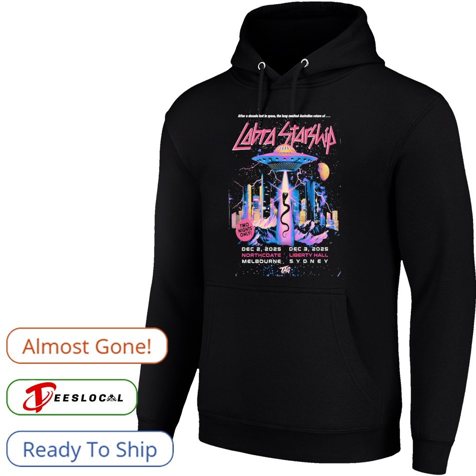 Cobra Starship Northcote Melbourne Dec 2nd 2025 poster shirt Cobra Starship Northcote Melbourne Dec 2nd 2025 poster shirt