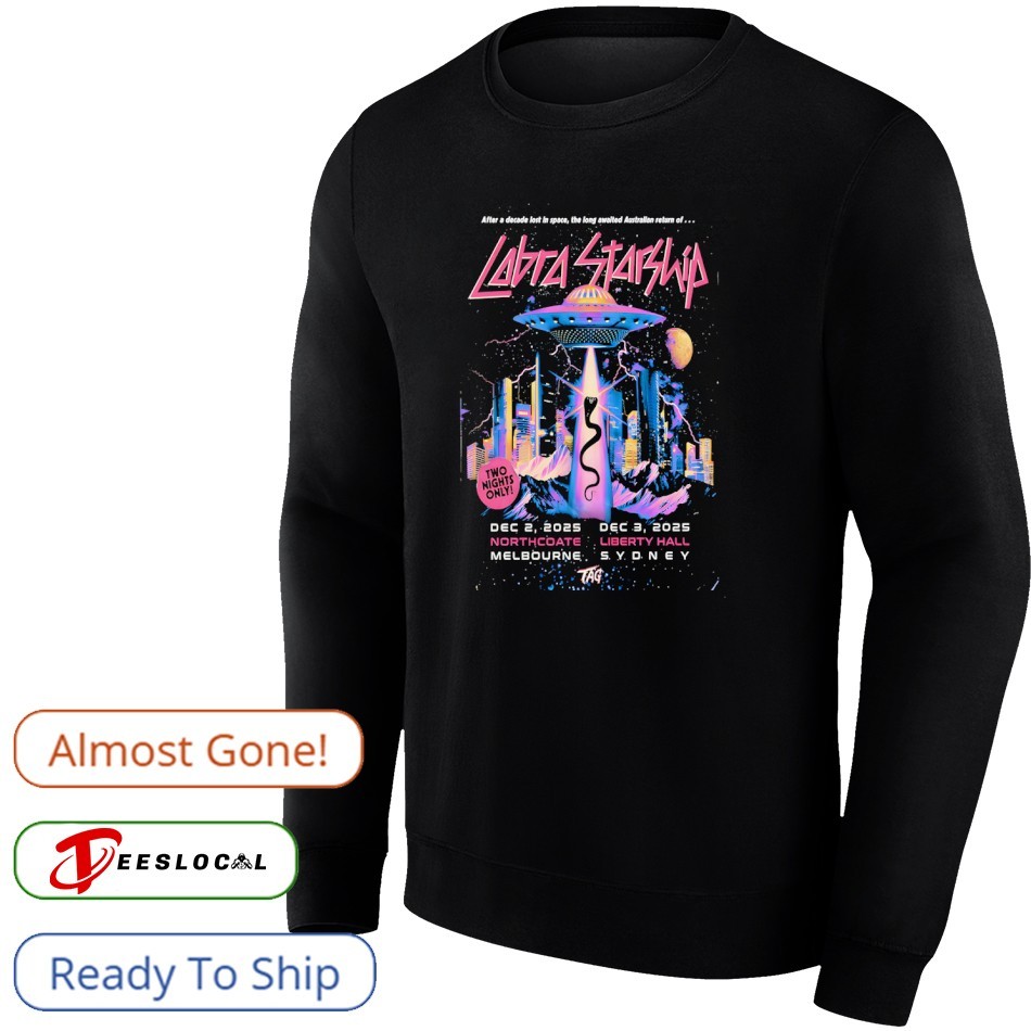 Cobra Starship Northcote Melbourne Dec 2nd 2025 poster shirt Cobra Starship Northcote Melbourne Dec 2nd 2025 poster shirt