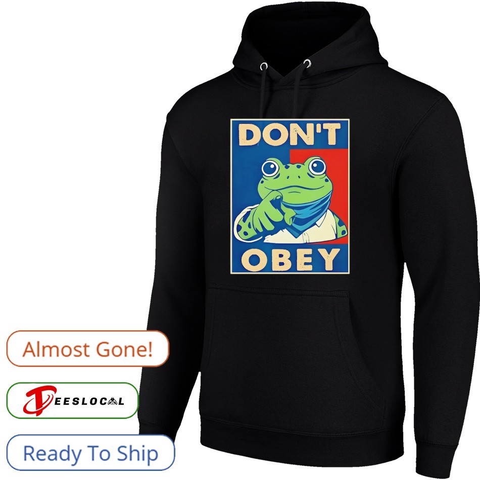 Don't Obey Frog graphic shirt Don't Obey Frog graphic shirt