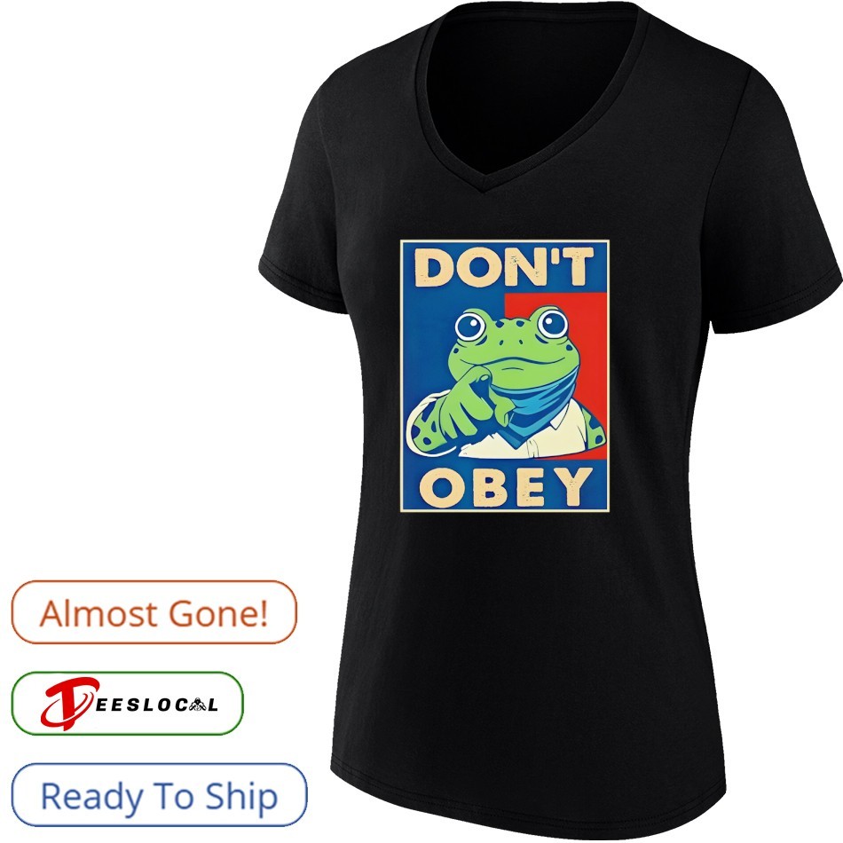 Don't Obey Frog graphic shirt Don't Obey Frog graphic shirt