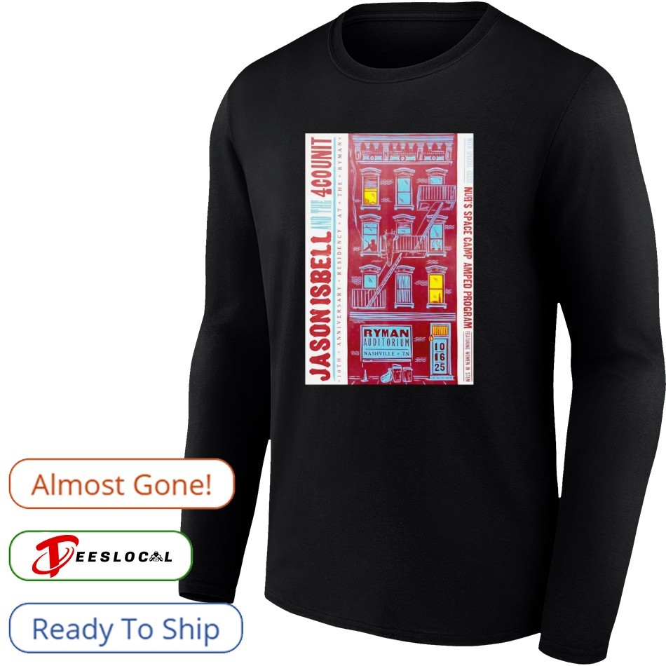 Jason Isbell And The 400 Unit 10 16 2025 Nashville Shirt Jason Isbell And The 400 Unit 10 16 2025 Nashville Shirt