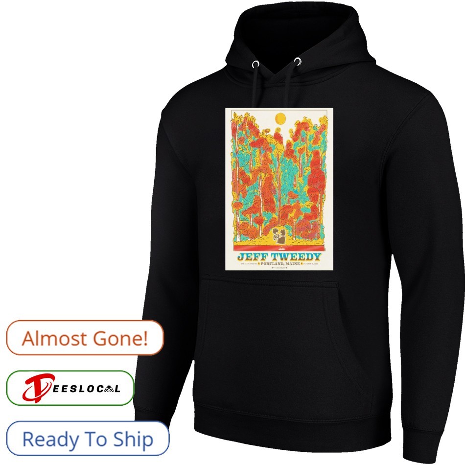 Jeff Tweedy Oct 16 2025 State Theatre In Portland ME Poster Shirt Jeff Tweedy Oct 16 2025 State Theatre In Portland ME Poster Shirt