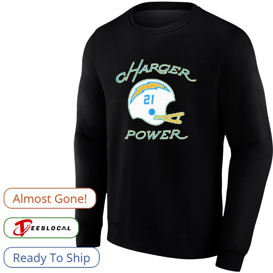 Los Angeles Chargers Charger Power Football Shirt Los Angeles Chargers Charger Power Football Shirt